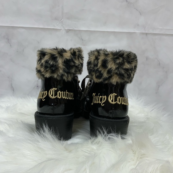 NWT Juicy Couture Indulgence Faux Fur Hiker Bootie - Picture 6 of 10